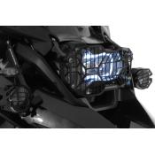 Quick Release Stainless Steel Headlight Guard, Black, BMW R1250/1200GS / ADV (Water Cooled)