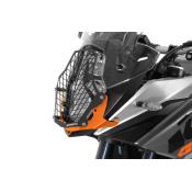 Quick Release Stainless Steel Headlight Guard, KTM 1190 & 1090 Adventure / R / 1290 SA
