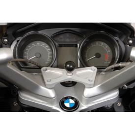 RAM swivel head adapter (Deluxe) on fork brace BMW R1200RT (with handlebar riser), 2010-2013 RAM swivel head adapter (Deluxe) on fork brace BMW R1200RT (with handlebar riser), 2010-2013 Product Thumbnail