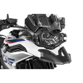 Quick Release Stainless Steel Headlight Guard, Black, BMW F850GS / ADV, F750GS Product Thumbnail