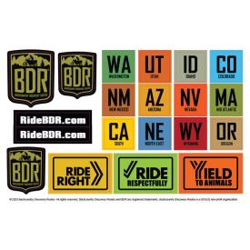 Backcountry Discovery Routes (BDR) Sticker Pack Product Thumbnail