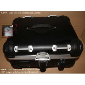 Scratch & Dent - 25L Anodized Black Zega Evo Aluminum Touring Topcase, 050-6067, Was $600 Scratch & Dent - 25L Anodized Black Zega Evo Aluminum Touring Topcase, 050-6067, Was $600 Product Thumbnail