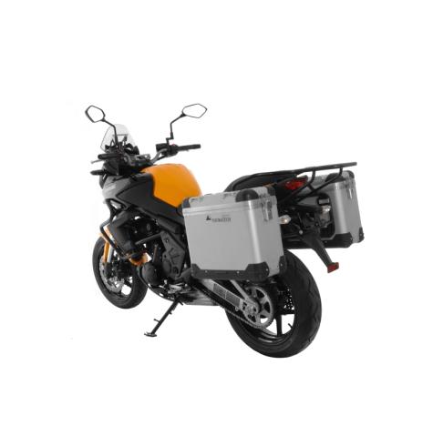 The Touratech Zega Pro Pannier System is the best luggage option on the market for your Kawasaki Versys 650.