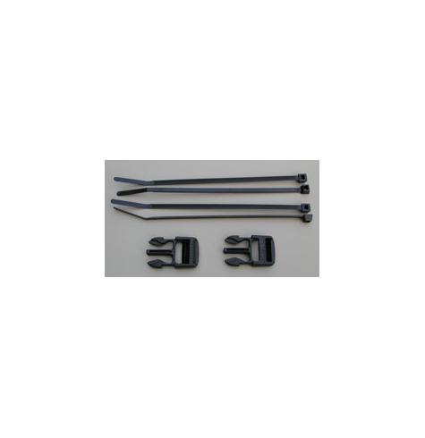 Two male clips
Four zip-ties