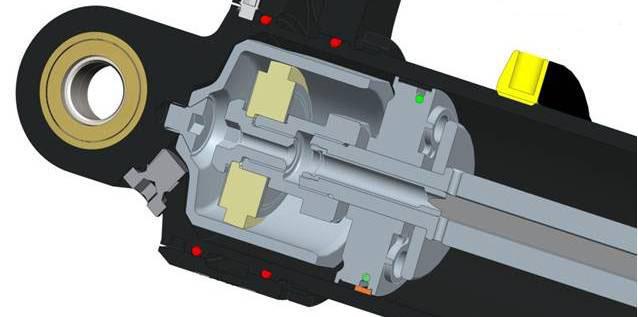 Ressort-amortisseur de suspension Touratech pour KTM 990 Adventure R à  partir de 2009 Type Extreme