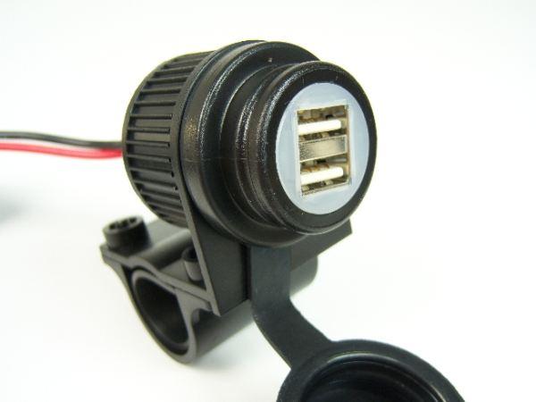 Plug & Play Dual USB Power Outlet for BMW Motorcycles (R1250/1200GS,  F850/750GS, etc.)