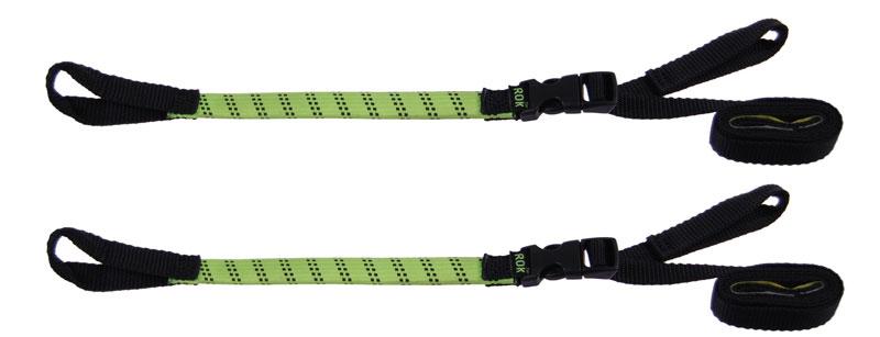 ROK Straps Strap-It, Pack Adjustable 42 Inch, with loops, Green