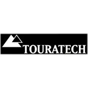 Touratech Logo Sticker  8 inches (20cm) WHITE  (each)