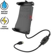 RAM Quick-Grip Waterproof Wireless Charging Smartphone Holder