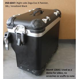 SCRATCH & DENT - Zega EVO X Pannier, 38L / Black / Right-side, 050-6047 was $700 Product Thumbnail