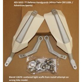 SCRATCH & DENT - TT Defensa Handguards, Africa Twin CRF1100L + Adventure Sports, was $249.95 Product Thumbnail