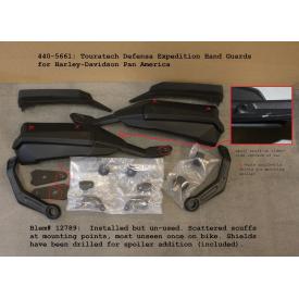SCRATCH & DENT - Defensa Expedition Hand Guards (with spoilers!) for H-D Pan America, 440-5661 was $289.90 Product Thumbnail