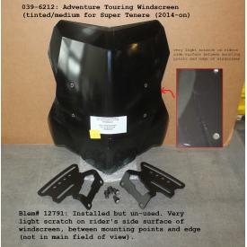 SCRATCH & DENT - Touratech Adventure Touring Windscreen for Super Tenere (2014-2019), 039-6212 was $219.95 Product Thumbnail