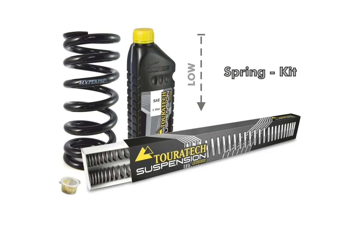 Touratech -25mm Lowering Fork & Shock Spring Kit for Triumph Tiger 800 XR/XRt/XRx 2016-2019 Product Thumbnail