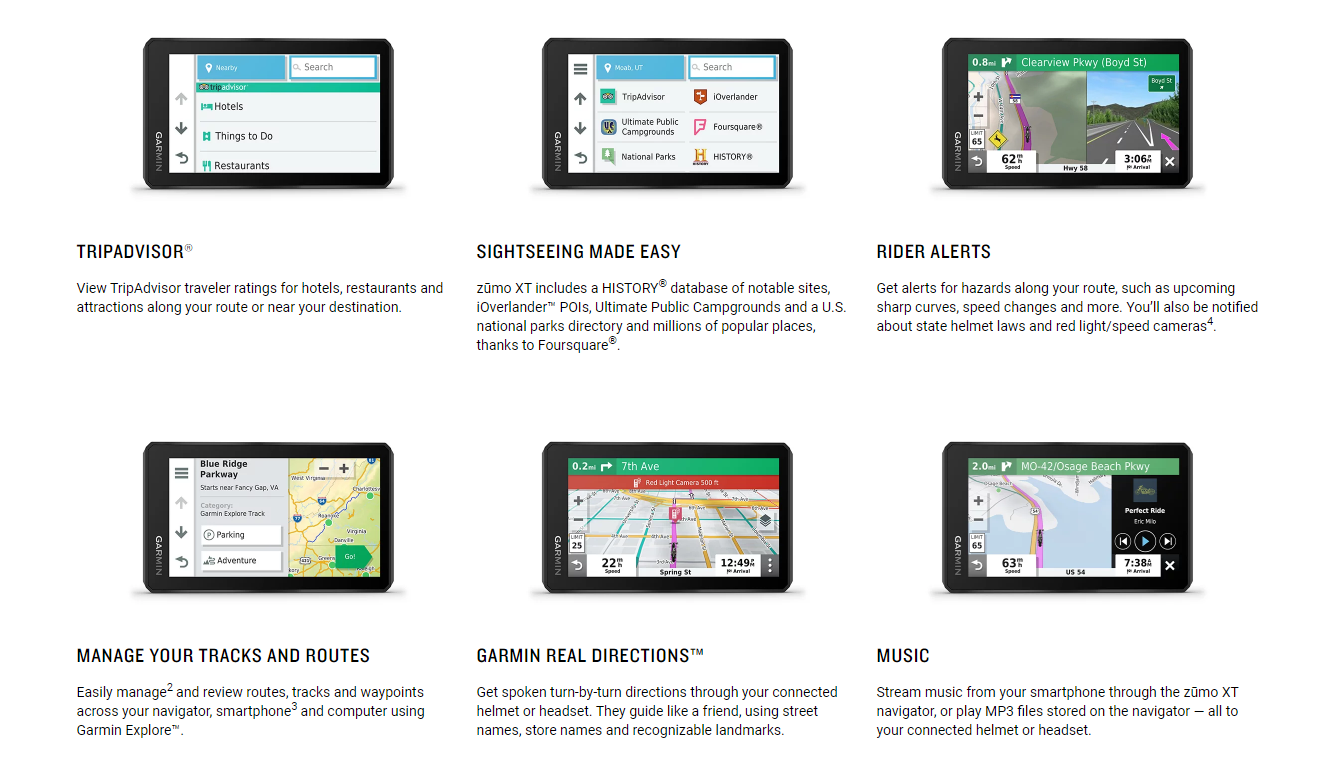 Navigatore Garmin Zümo XT Moto Gps - EuroBikes